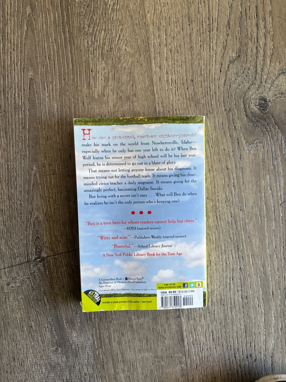 Chris Crutcher Deadline book